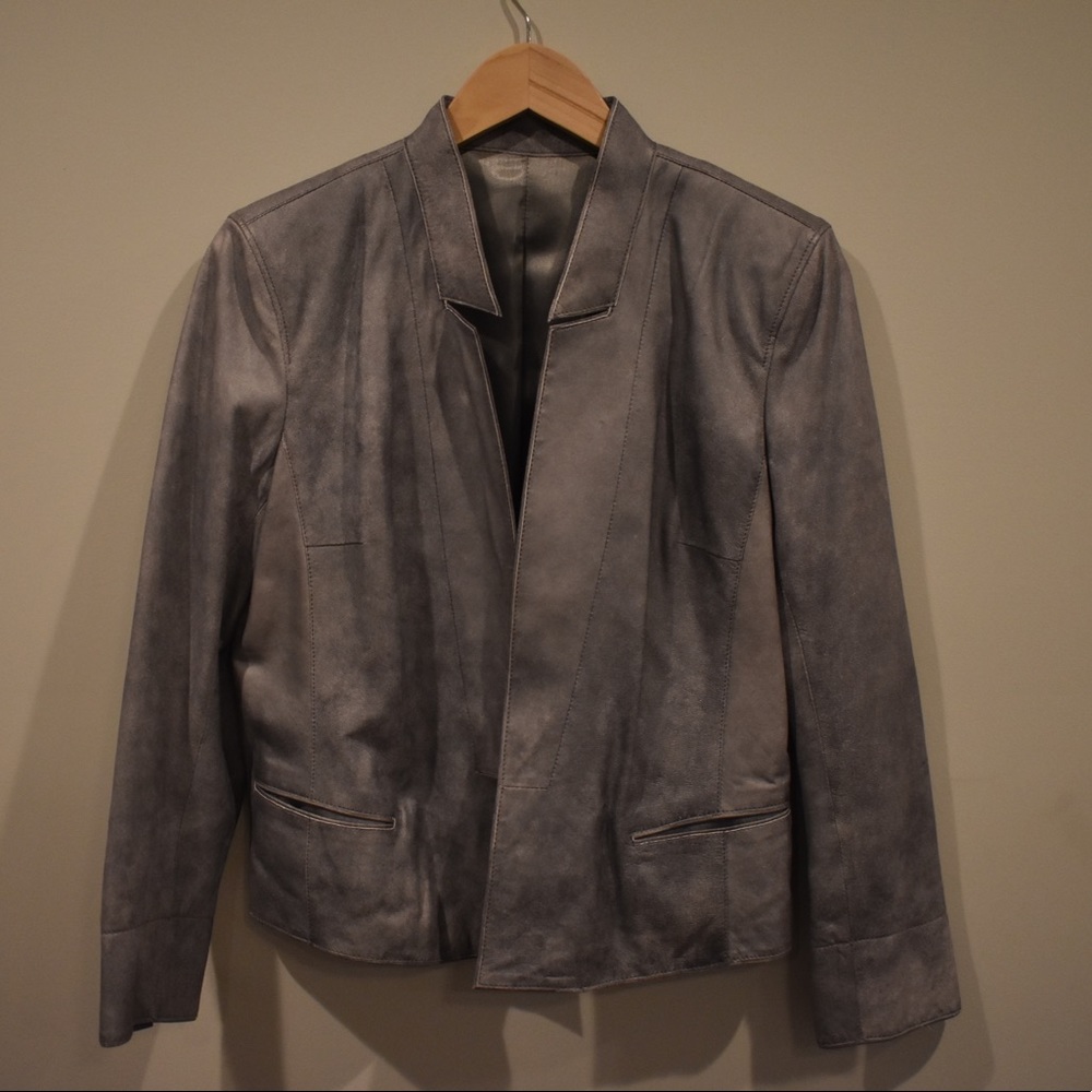 ALGO leather blazer